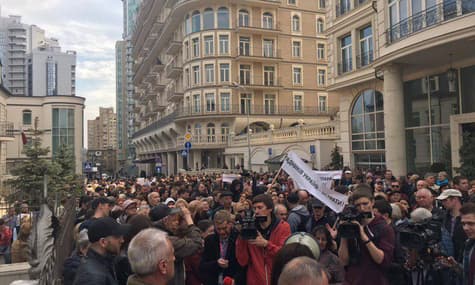 У КМДА розповіли, хто подавав заявку на проведення акції біля офісу Зеленського