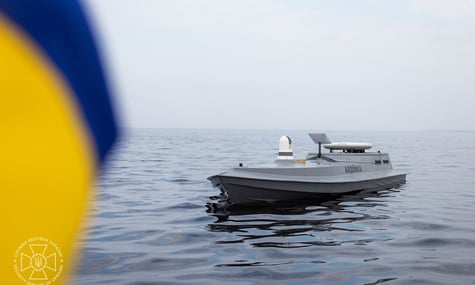 Румунські військові підірвали український морський дрон Sea Baby, який «загрожував судноплавству в Чорному морі»