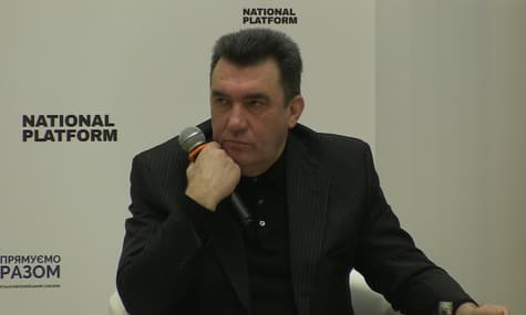 NSDC Chief Oleksiy Danilov Explains Separation of Forces in Donbas