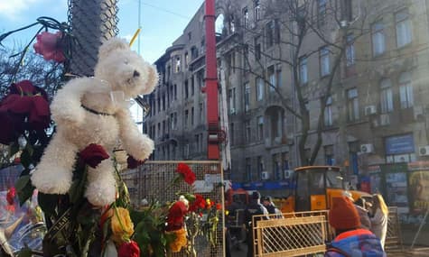 Special Report from Odesa Fire Scene Where 16 Died