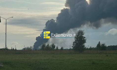 Пожежа у Володимирській області рф Пожежа у Володимирській області рф
