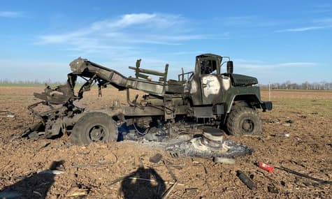 На Херсонщині вибухнула військова вантажівка, бо здетонували боєприпаси