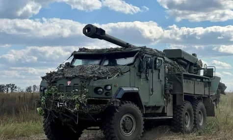 Українська колісна самохідна гаубиця 2С22 «Богдана», калібр 155 мм