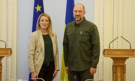 Глава Европарламента приехала в Киев, где обсудила евроинтеграцию и новые санкции против россии