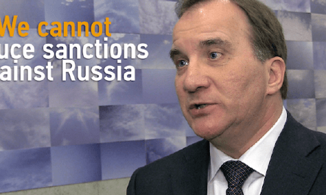 Sweden PM: ‘We cannot reduce sanctions against Russia’