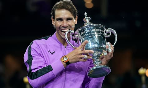 Испанец Надаль победил россиянина в пятичасовом финале US Open