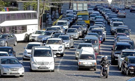 У зв'язку з візитом Меркель у Києві 1 листопада на деяких вулицях обмежать рух транспорту