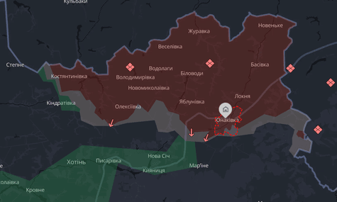 Генерал, який командує обороною Сумщини, каже, що DeepState «трохи лукавить» із позначенням захоплених сіл