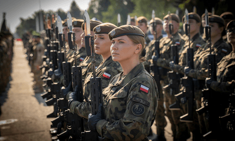 Військовослужбовці польської армії Військовослужбовці польської армії