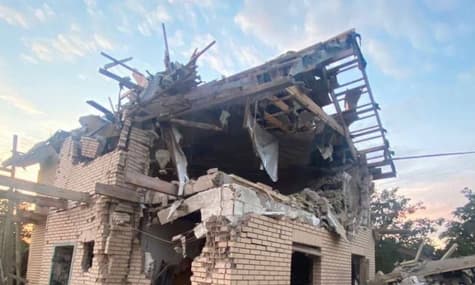 В Киевской области из-за падения обломков два человека получили травмы, повреждены 10 домов — ОВА