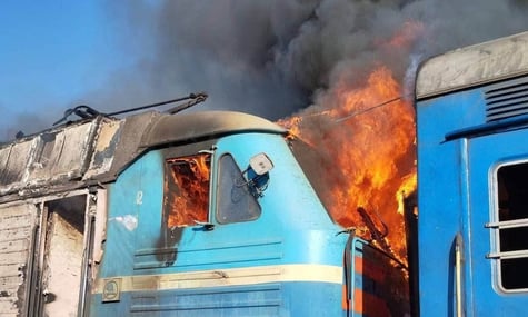 Другий за два дні. Окупанти атакували потяг «Укрзалізниці» на Запоріжжі