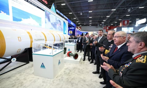 Презентація Yıldırımhan на виставці SAHA 2026 у Стамбулі