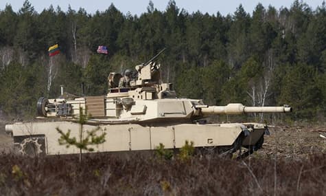 США разместят на границе Литвы с Беларусью военных и танки