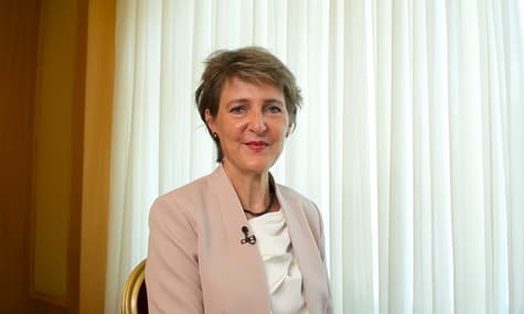EXCLUSIVE: Swiss President Simonetta Sommaruga on Ukraine's Zelenskyy, Donbas War, and Coronavirus