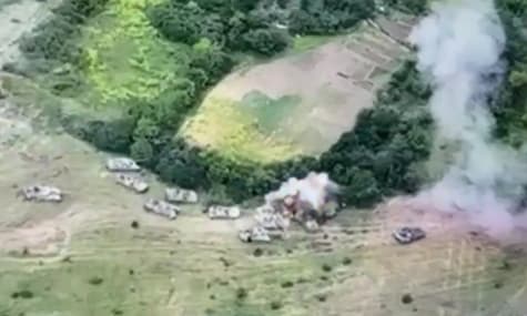 ЗСУ на Луганщині розбили російську колону, у якій було півтора десятка танків та БМП — 24-та бригада