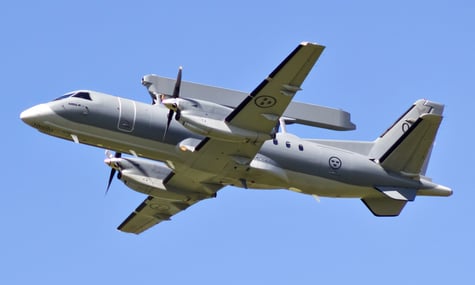 Міноборони вперше підтвердило, що над Україною почав бойові вильоти літак ДРЛВ ASC 890, який ще у 2024-му подарувала Швеція