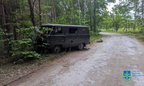 На Сумщині росіяни обстріляли автомобіль з цивільними: загинули 6 людей