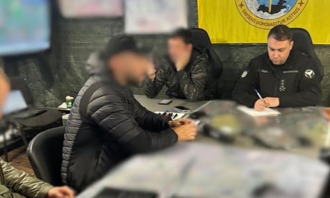 Head of the Main Intelligence Directorate of the Ministry of Defense Kyrylo Budanov and other intelligence officers