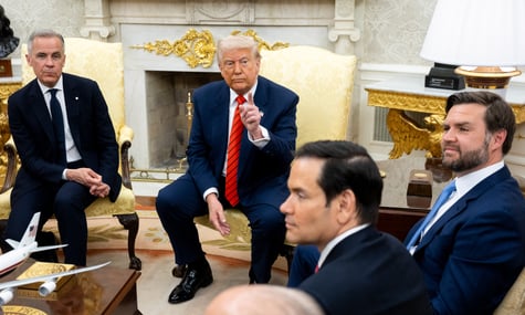 На першій зустрічі з Трампом Карні заявив, що Канада «не продається»