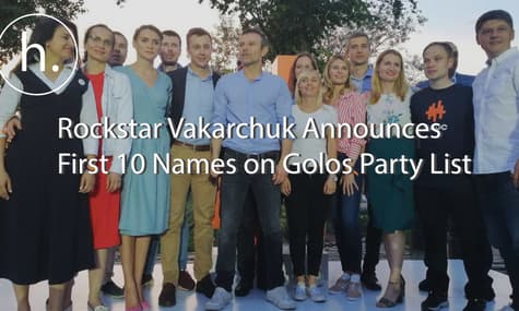 Rockstar Vakarchuk Announces First 10 Names on Golos Party List