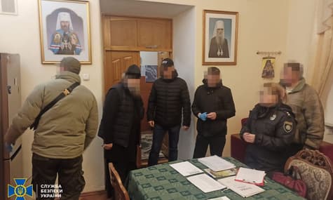 На об'єктах УПЦ МП на Тернопільщині та Прикарпатті знайшли матеріали, що заперечують існування України