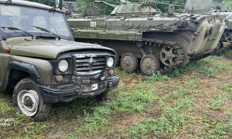 На околиці Балаклії виявили запасний командний пункт росіян з арсеналом боєприпасів