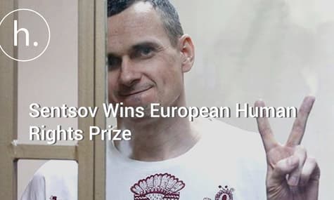 Imprisoned Oleg Sentsov Wins European Human Rights Prize