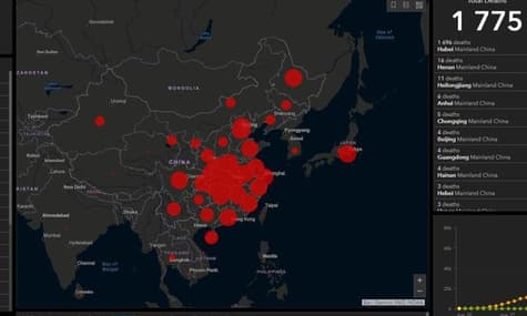 Понад 71 тисяча людей інфіковані китайським коронавірусом, померли понад 1,7 тисячі пацієнтів
