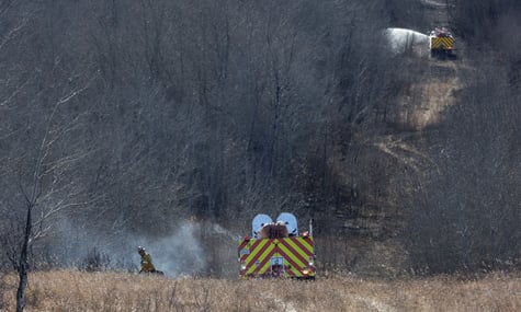 Місце поруч із військовою базою в Канаді, де спалахнула пожежа й загинули четверо військових