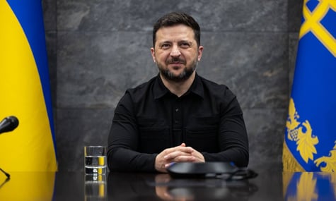 Зеленський вважає, що Європу на мирних переговорах можуть представляти Велика Британія, Франція та Німеччина