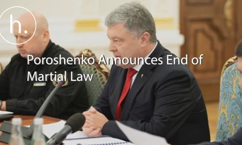 End of Martial Law in Ukraine and Further Russia Sanctions: What We Learned from Poroshenko's Speech