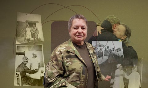 «Я не бабця, я солдатка». 72-річна військова «Азову» про службу, полон і роботу в стабпункті