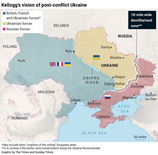 Келлог пропонує розділити Україну на зони для розміщення західних військ як «повоєнний Берлін»_1
