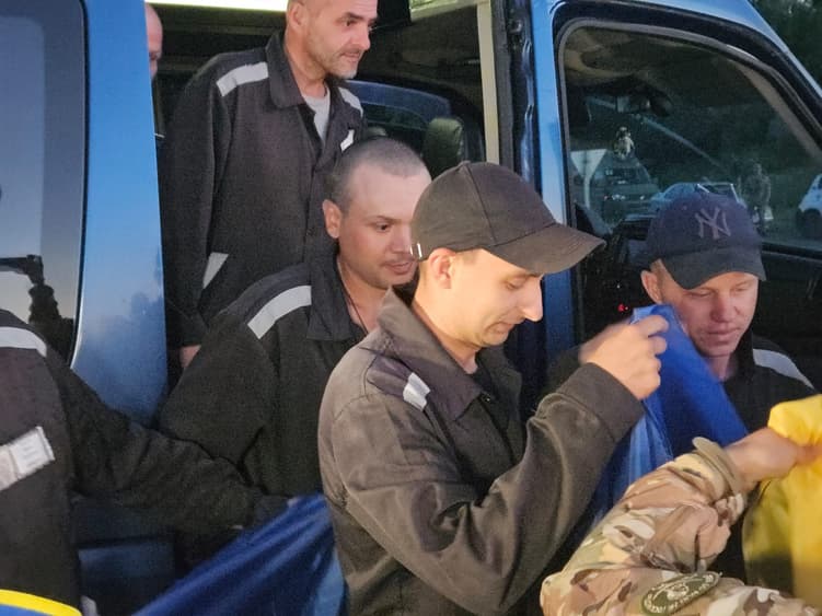 Повернені з полону українські військові