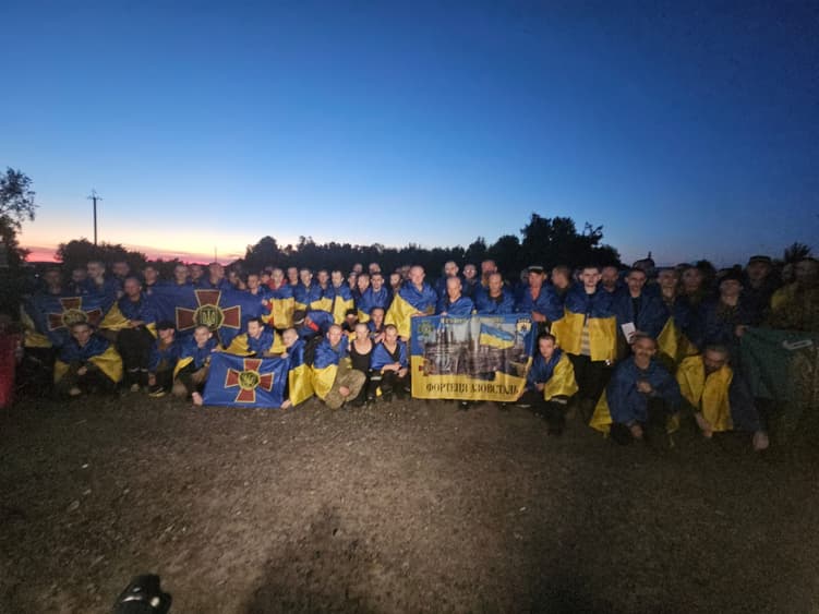 Повернені з полону українські військові