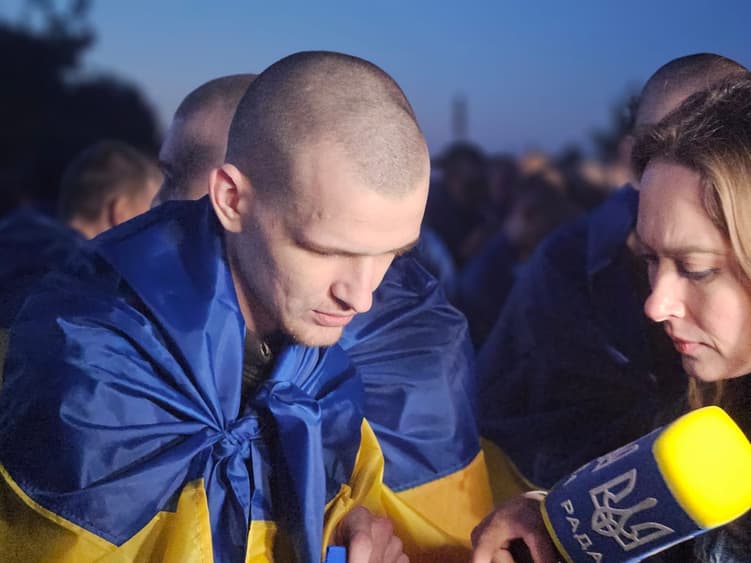 Повернені з полону українські військові