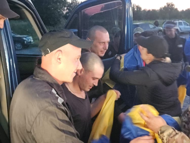 Повернені з полону українські військові