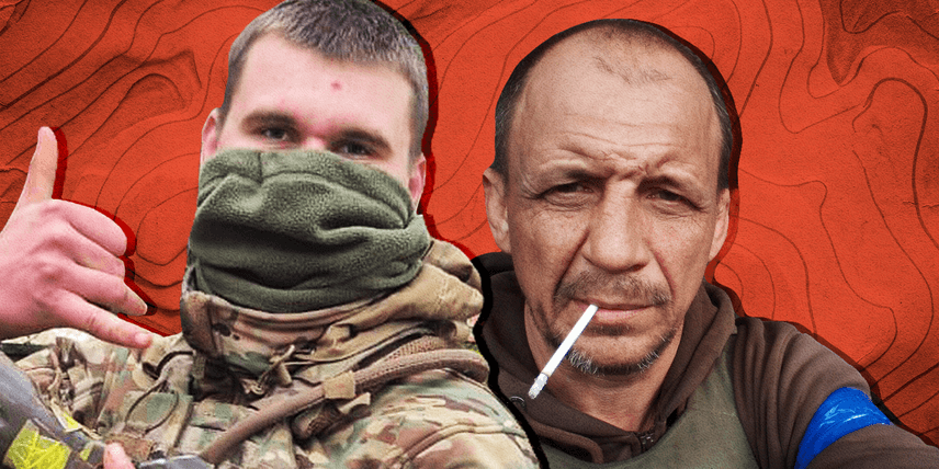 «У школі я надсилав малюнки військовим — тепер їх шлють мені». Війна очима 19- й 55-річного з однієї бригади