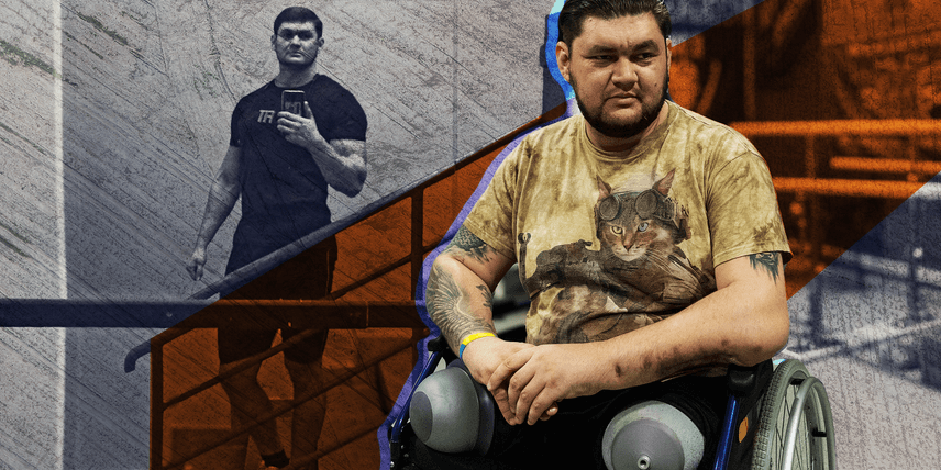 «Я зі своїм зростом був для росіян легкою мішенню». Як кіровоградський Шварценеггер після ампутацій став реабілітологом