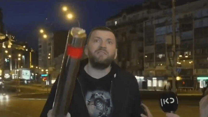 Станіслав Старостенко у сюжеті ізраїльського телебачення на початку повномасштабного вторгнення