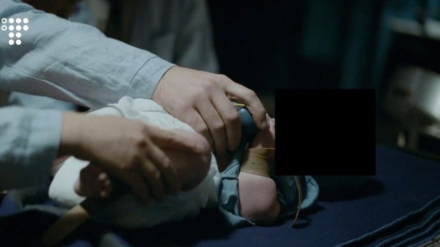 A screenshot from the film DAU.Degeneration, a cinematic art project focusing on the life of Nobel laureate physicist Lev Landau.