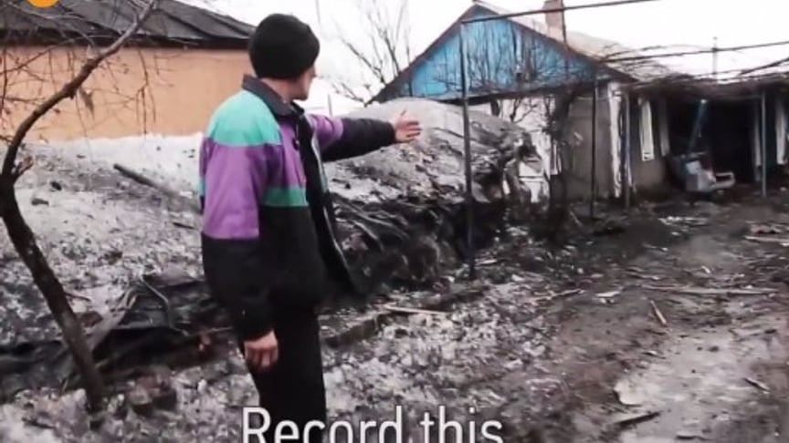 This Is What An East Ukraine Village Looks Like After Shelling