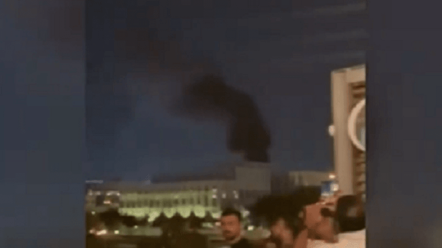 Пожежа в посольстві США в Дубаї, що виникла через атаку дронів