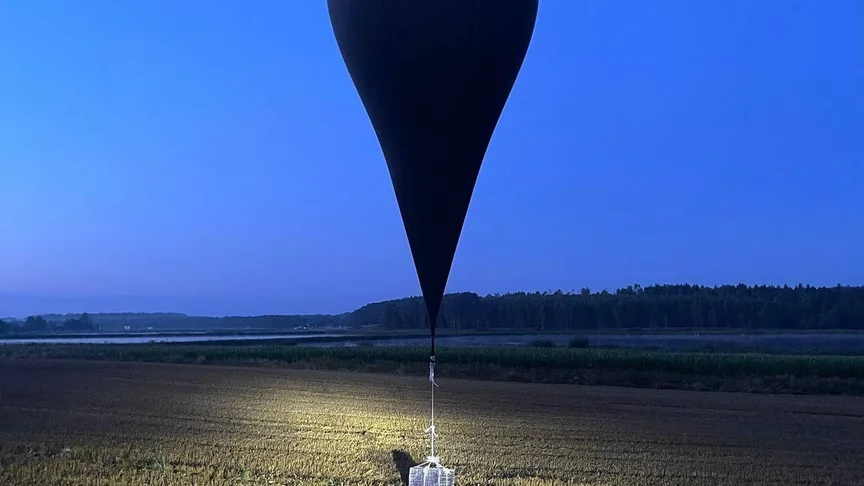 Ілюстративне фото. Повітряна куля, яка залітала з Білорусі до Литви