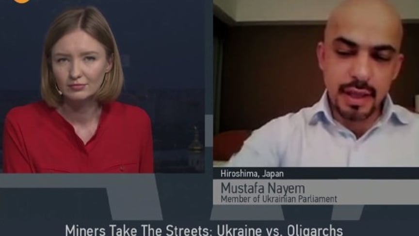 Oligarchs Steering Miners Protests To Discredit Government – Mustafa Nayem