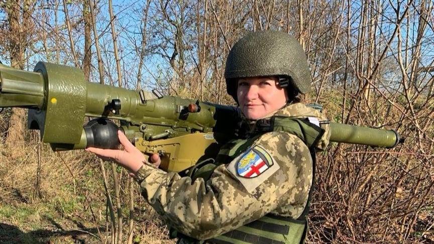 Военная Наталья Грабарчук сбила ракету во время своего первого боевого пуска