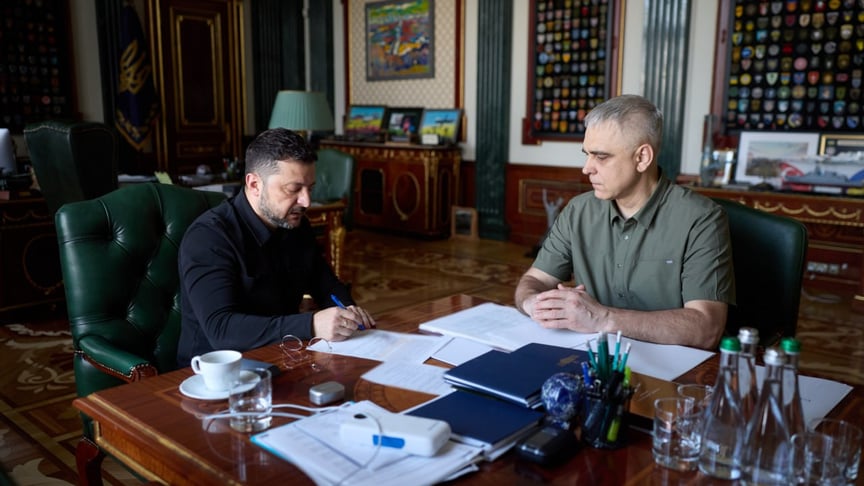 Володимир Зеленський та Олександр Поклад