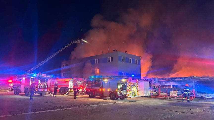 Пожежа на оборонному підприємстві в Чехії