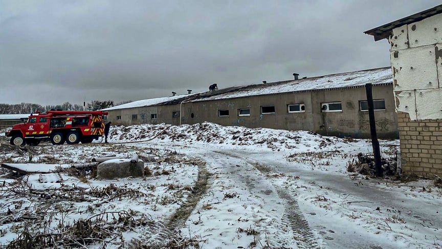 Ферма на Харківщині, яку 19 лютого атакували росіяни Ферма на Харківщині, яку 19 лютого атакували росіяни