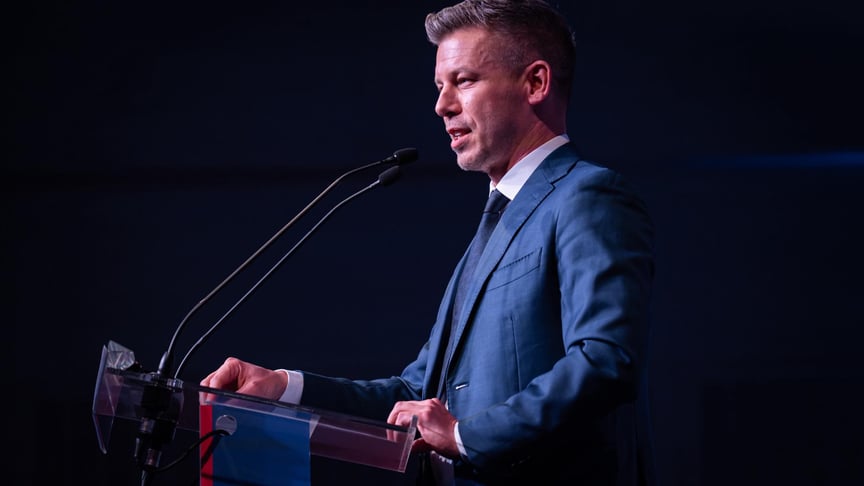 Лідер угорської опозиційної партії «Тиса» Петер Мадяр